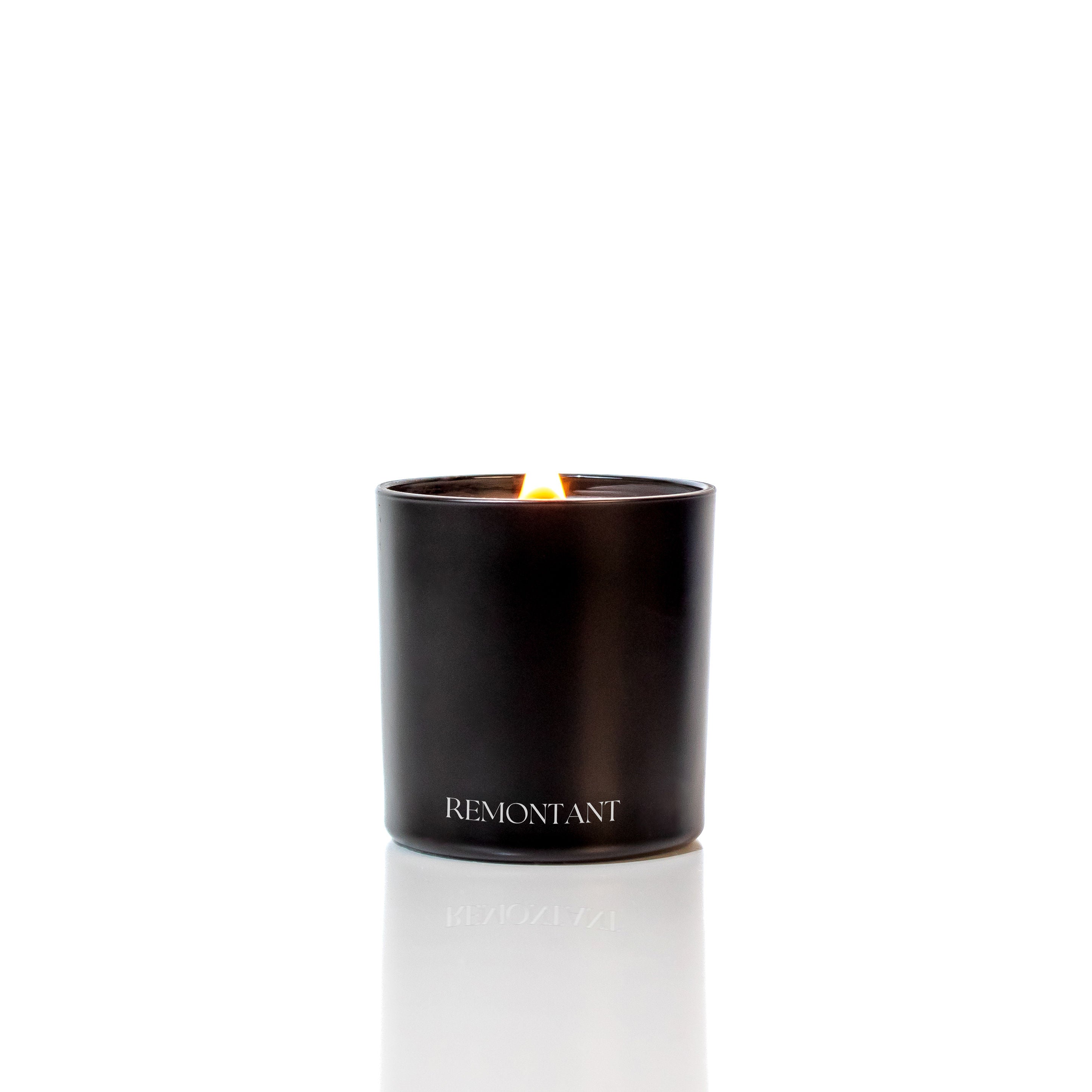 Dark Academia Candle | Cardamom ~ Leather ~ Cedar | Wood Wick Candle
